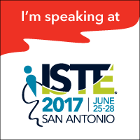 Speaker badge for ISTE 2017