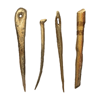 Needles used in MesoAmerica, dig it up in Excavate!