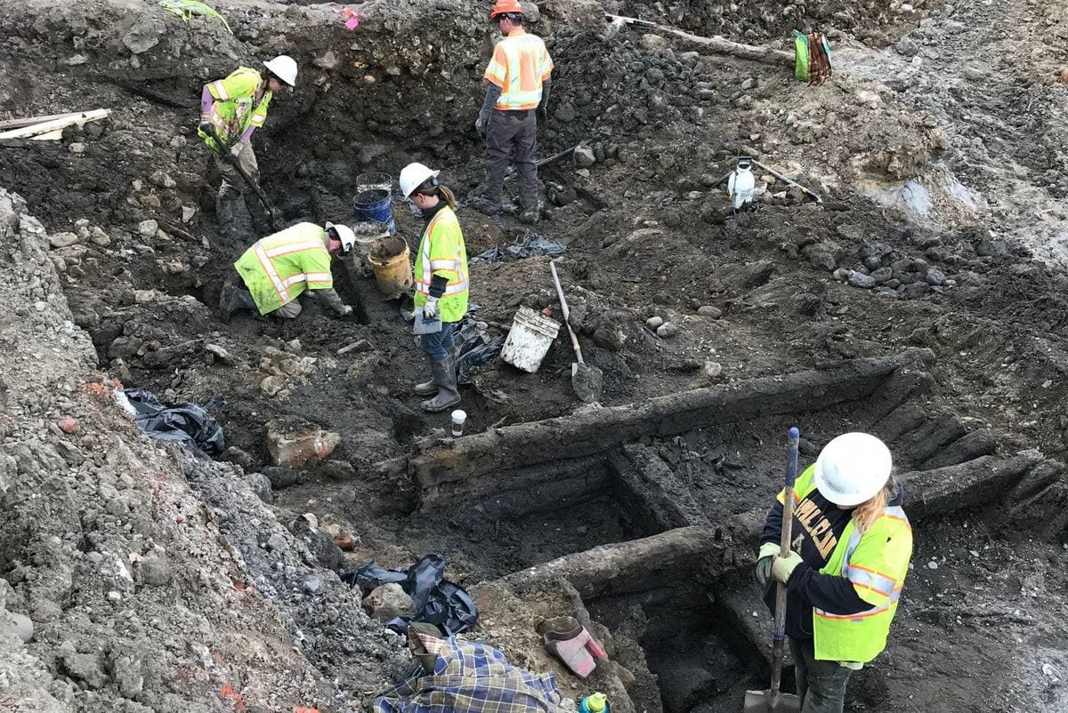 Local archaeology in Alexandria led to the discovery of two ships on the waterfront