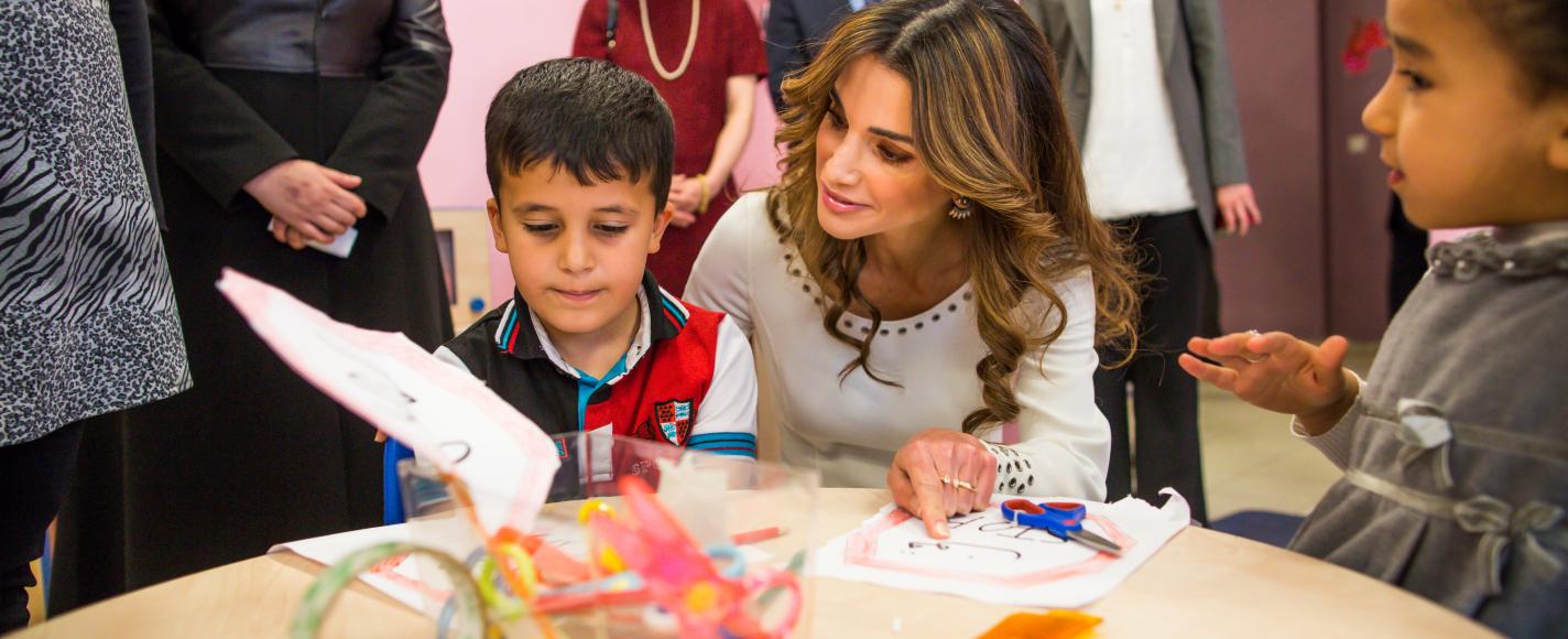 Queen rania foundation at Games for Change