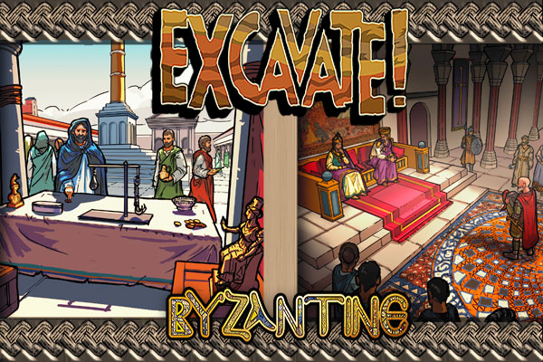 Byzantine Excavate Game Educational Game for Byzantine Empire